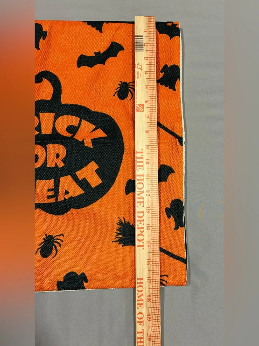 Halloween Party pillow covers - Orange & Black Pumpkin Design covers only new